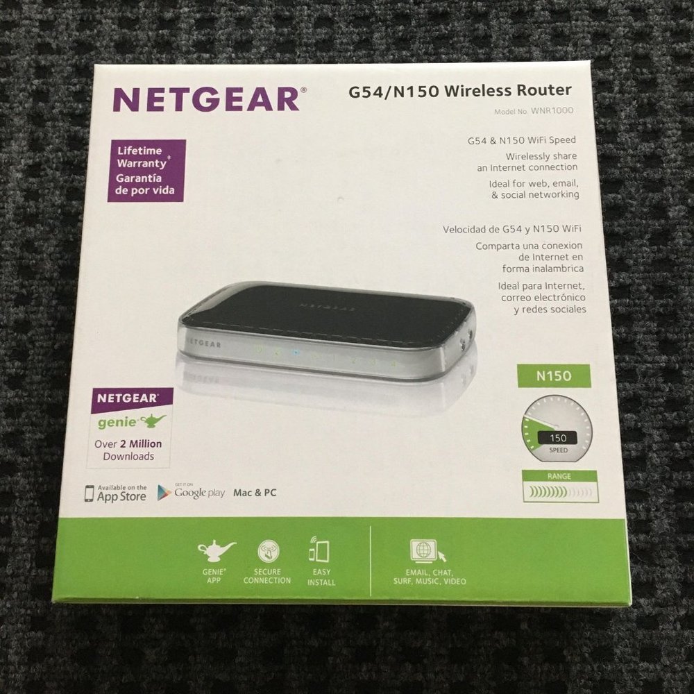 Neatgear G54/N150 Wireless Router